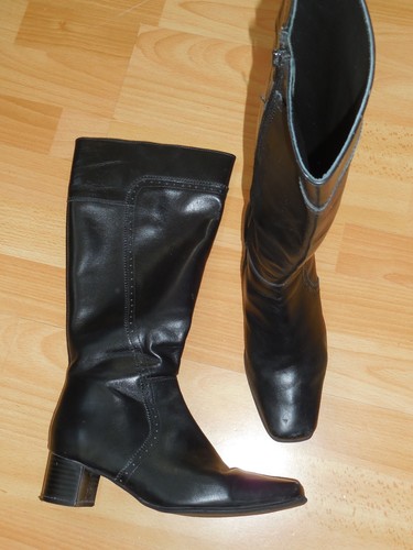 Vintage bottes cuir - vintage,