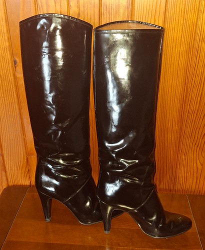 Bottes vernies vintage - bottes,