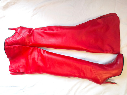 Bottes cuissardes vintage 1985 - vintage,