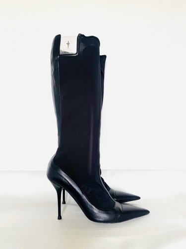 Bottes cuir résille - et,